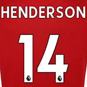 Uni Sport, Maglia Liverpool 2019/22 Home Henderson #14 Nome Set
