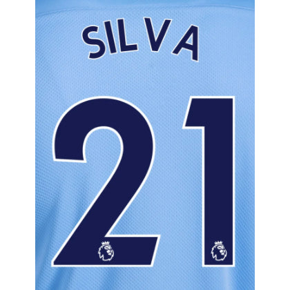 Uni Sport, Maglia Manchester City 2020/21 Home Silva #21 Nome Set