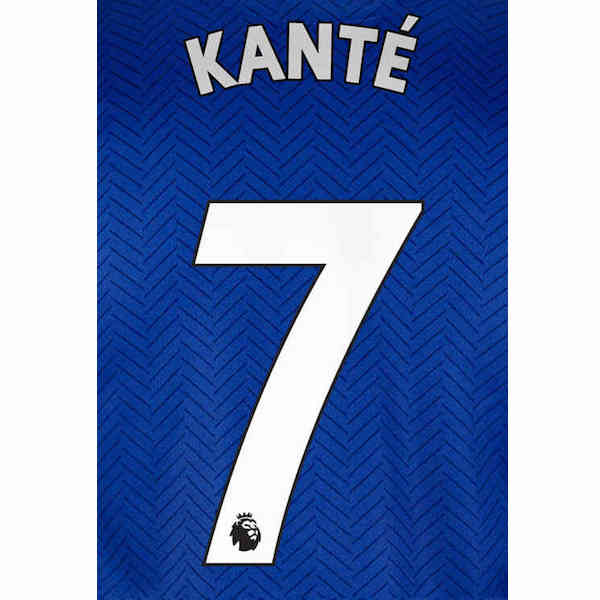 Uni Sport, Set nome maglia Chelsea 2019/22 Home Kante #7