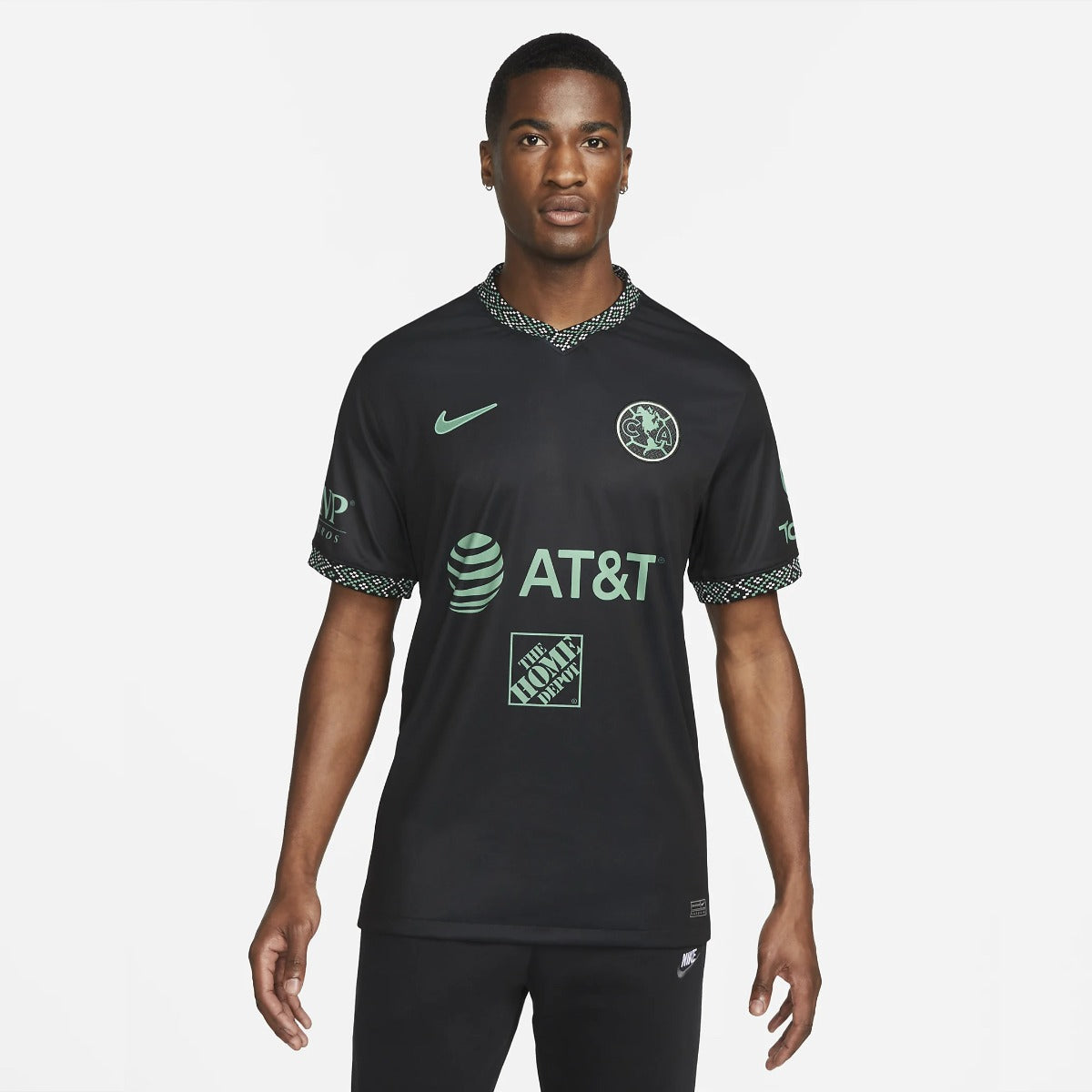 Nike, Terza maglia da stadio del Club America Nike 2021-22 - Black-Healing Jade