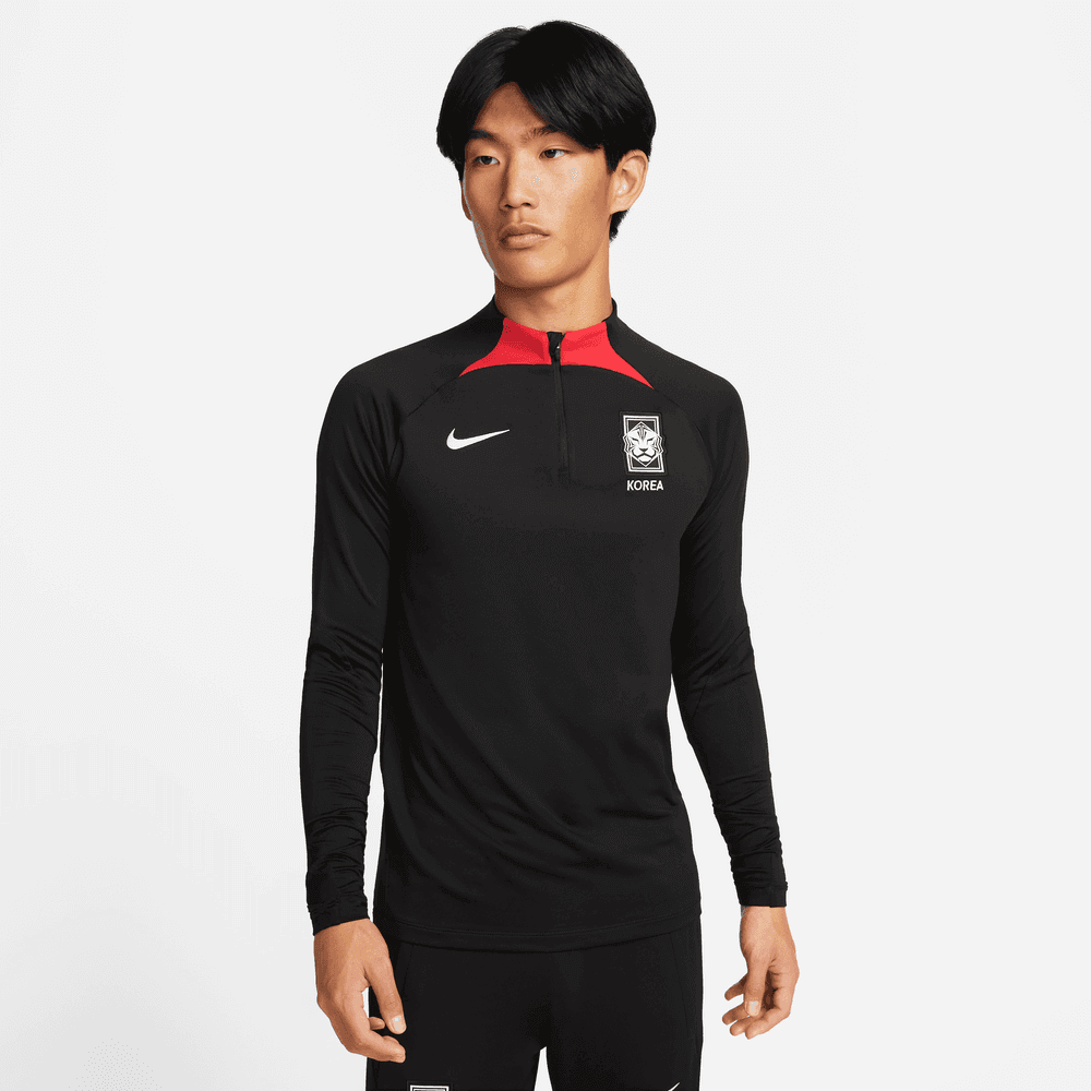 Nike, Top da allenamento Nike 2022-23 Corea - Nero-Global Red